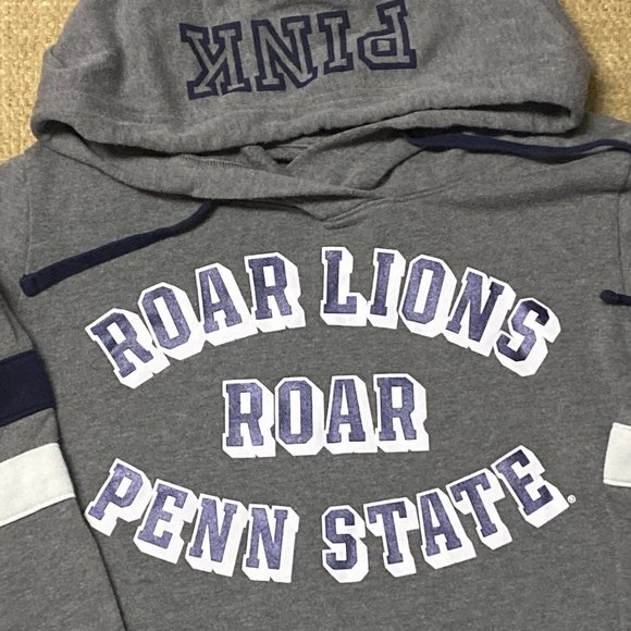 Penn State Roar Lions Roar Victoria's Secret PINK 5th & Ocean Hoodie, Medium - Picture 2 of 2